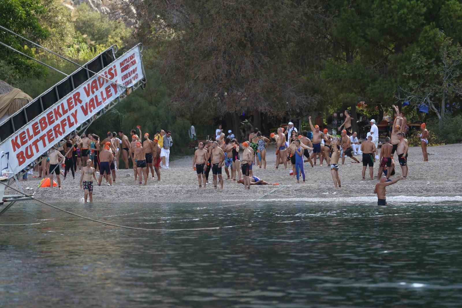 Fethiye’de Açık Su Yüzme Yarışı büyük ilgi gördü
