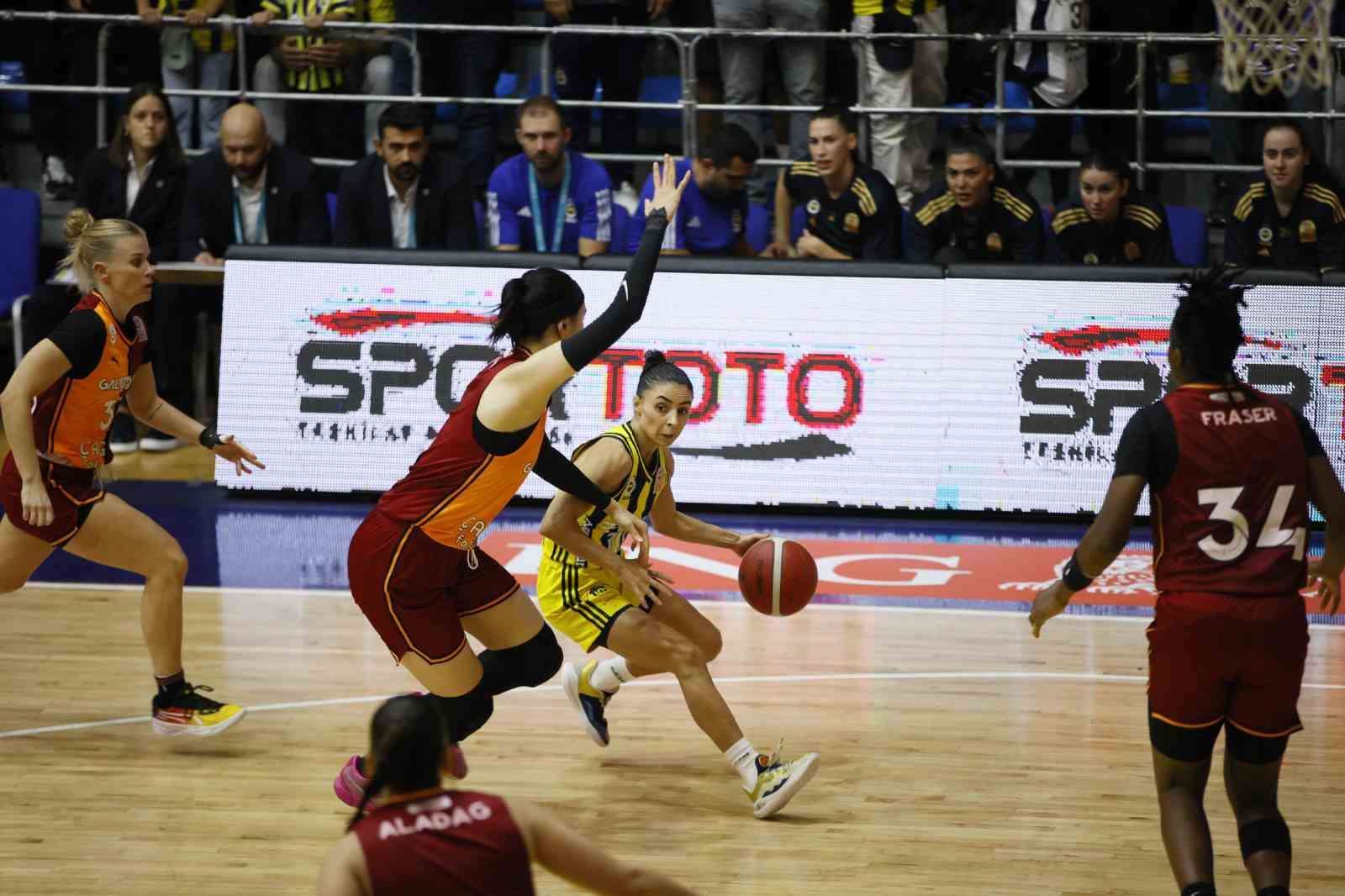 Kadınlar pota derbisi Fenerbahçe’nin
