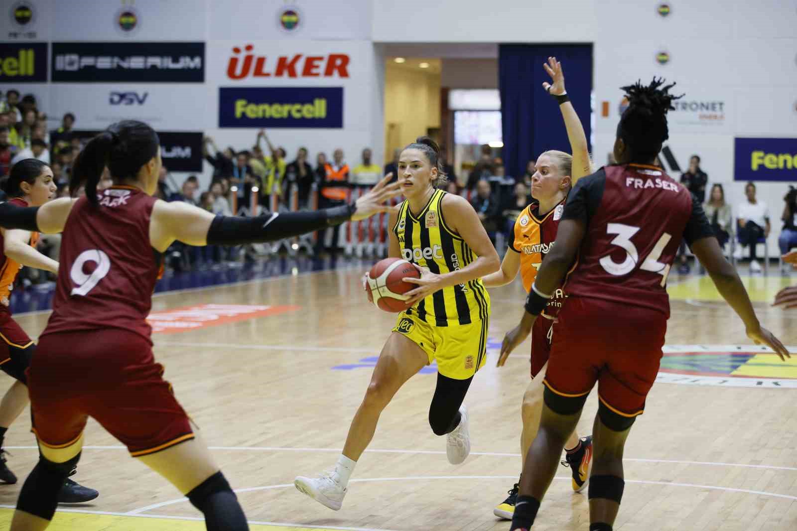 Kadınlar pota derbisi Fenerbahçe’nin
