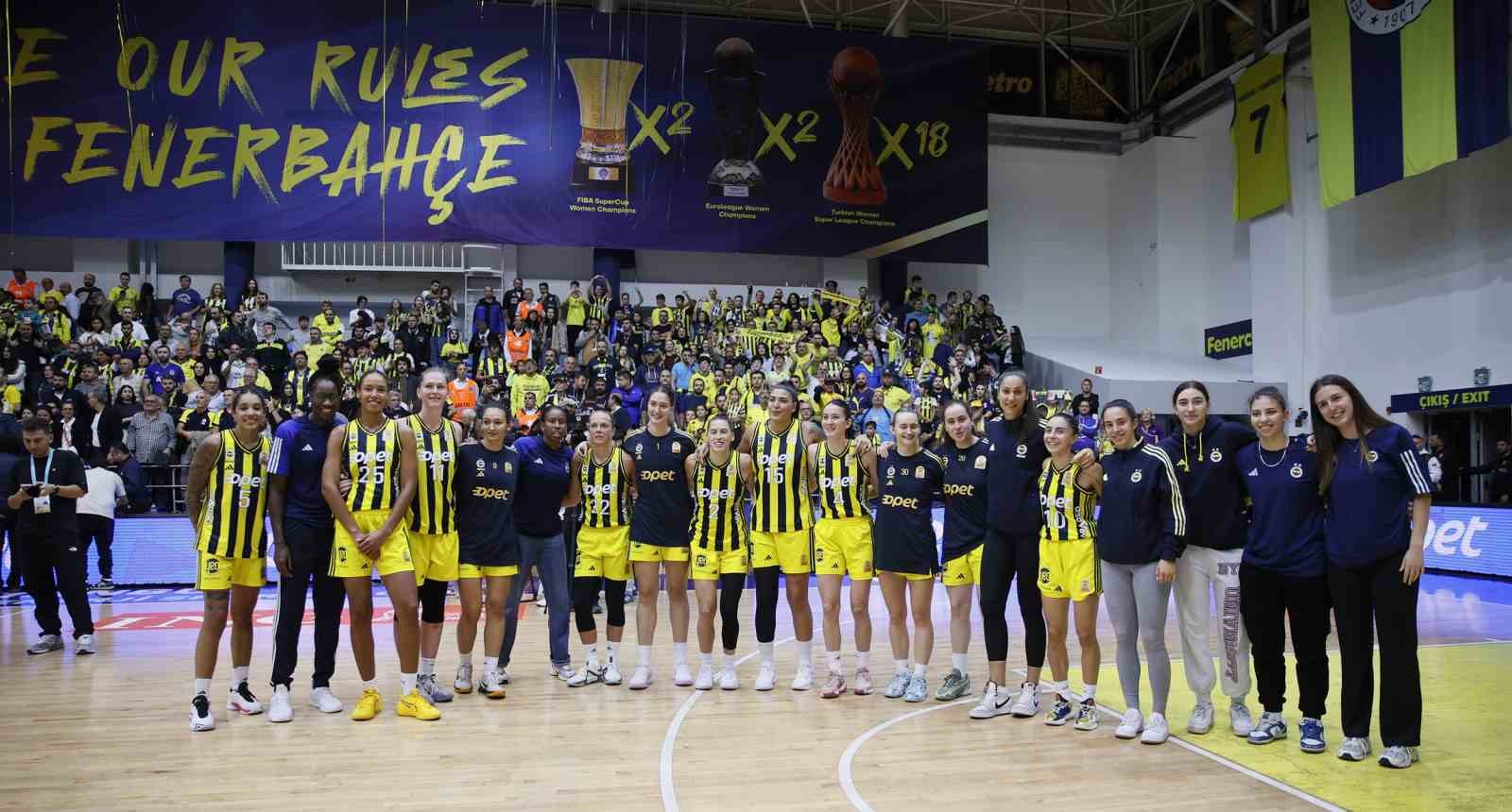 Kadınlar pota derbisi Fenerbahçe’nin
