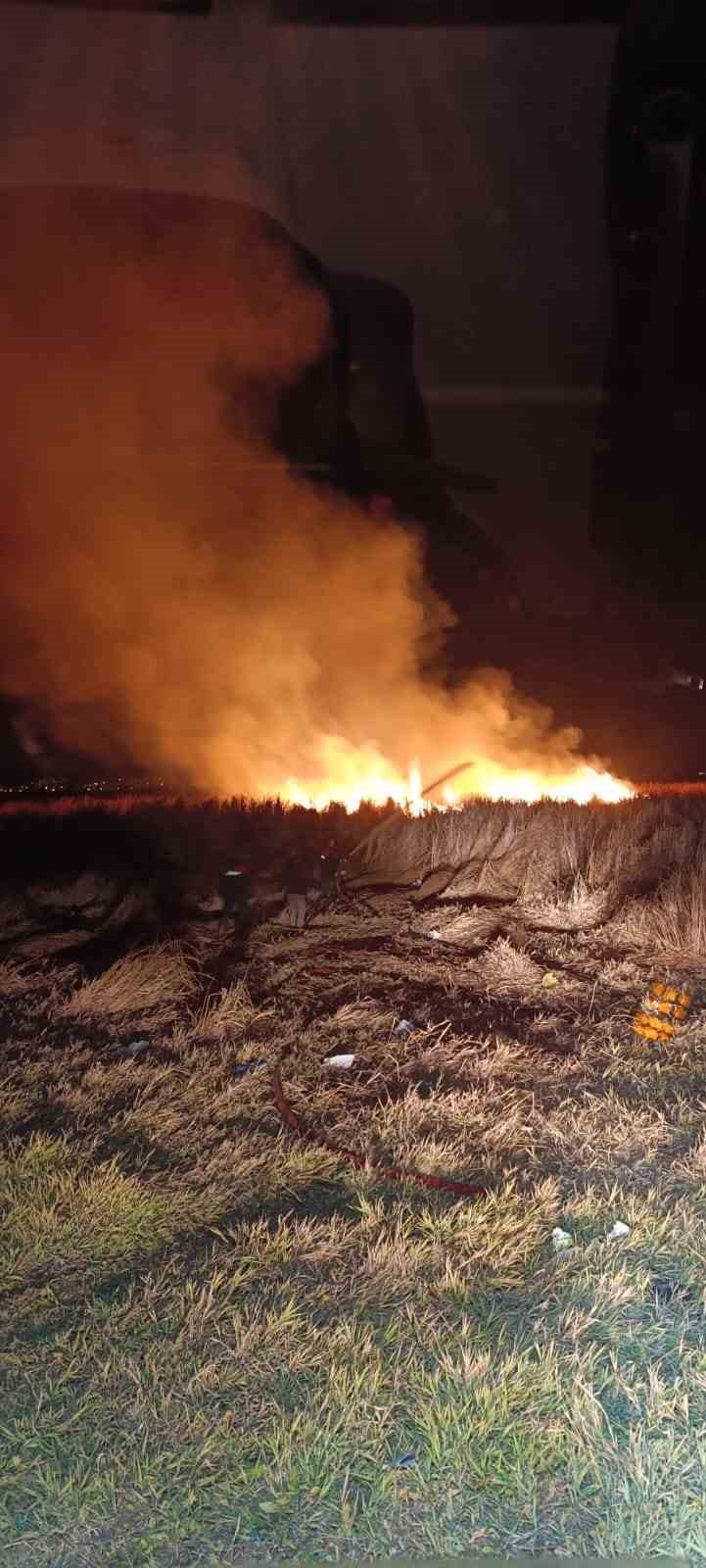 Yüksekova’da kuş cenneti alev alev yandı
