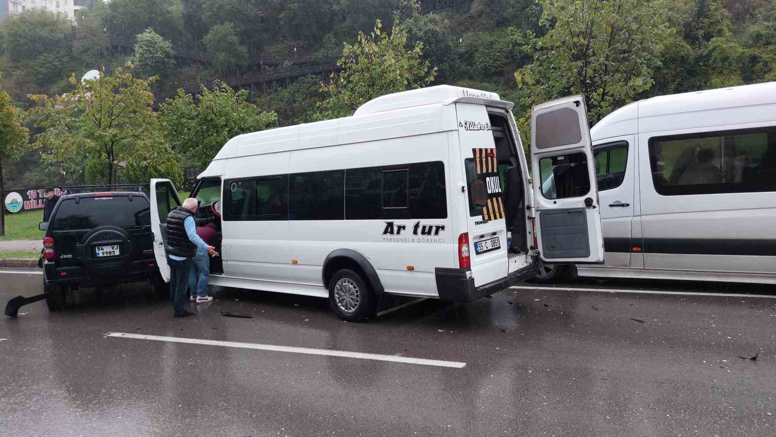 Samsun’da trafik kazası: 6 yaralı
