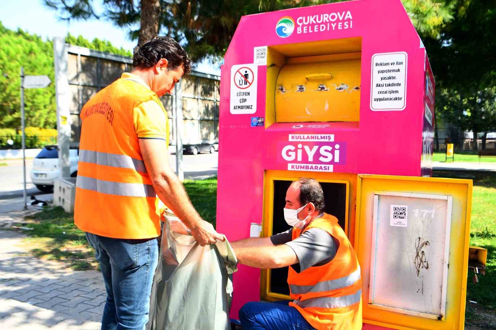 Giyilmeyen kıyafetler çöpe değil kumbaraya
