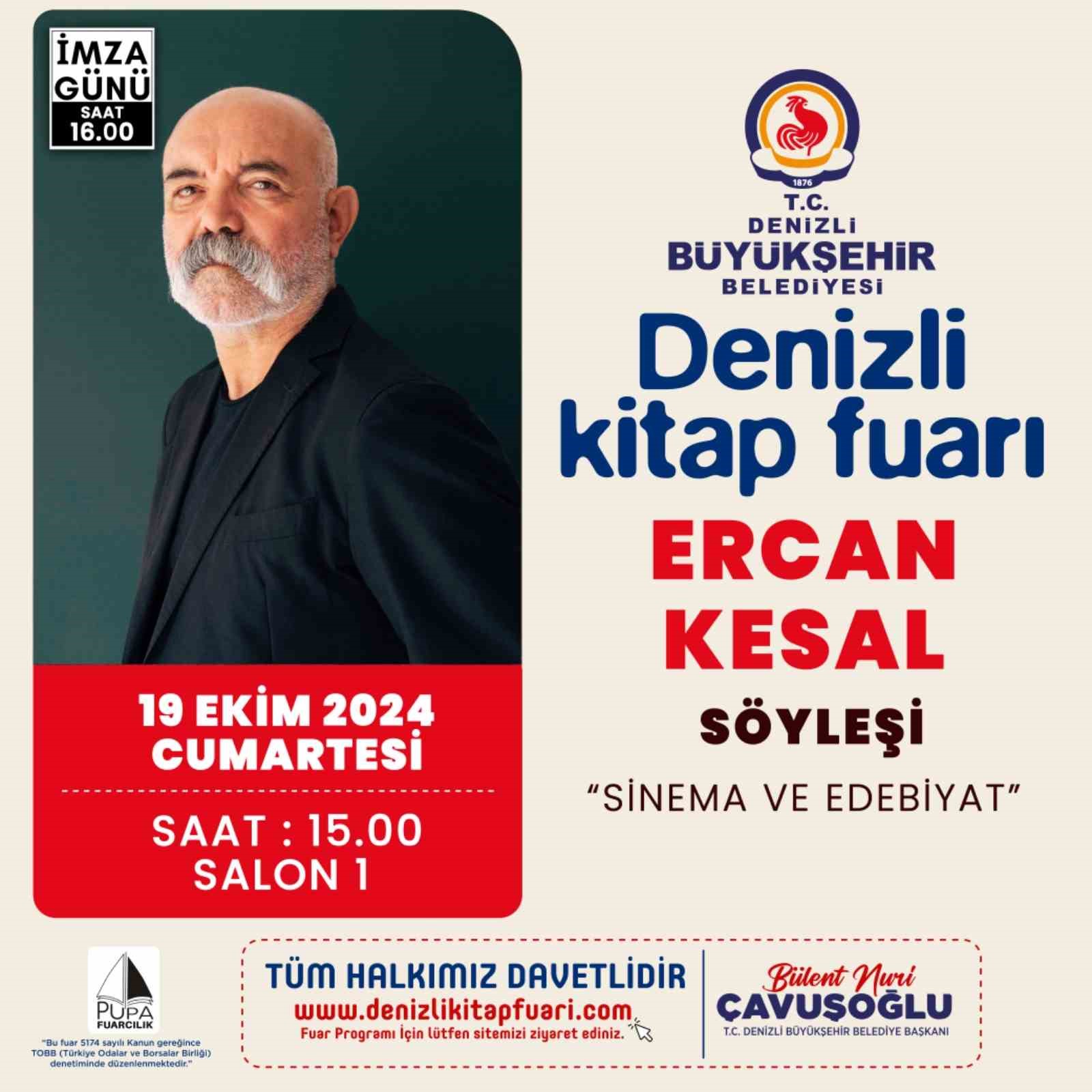 Denizli Kitap Fuarı, 18 Ekim’de kapılarını açıyor
