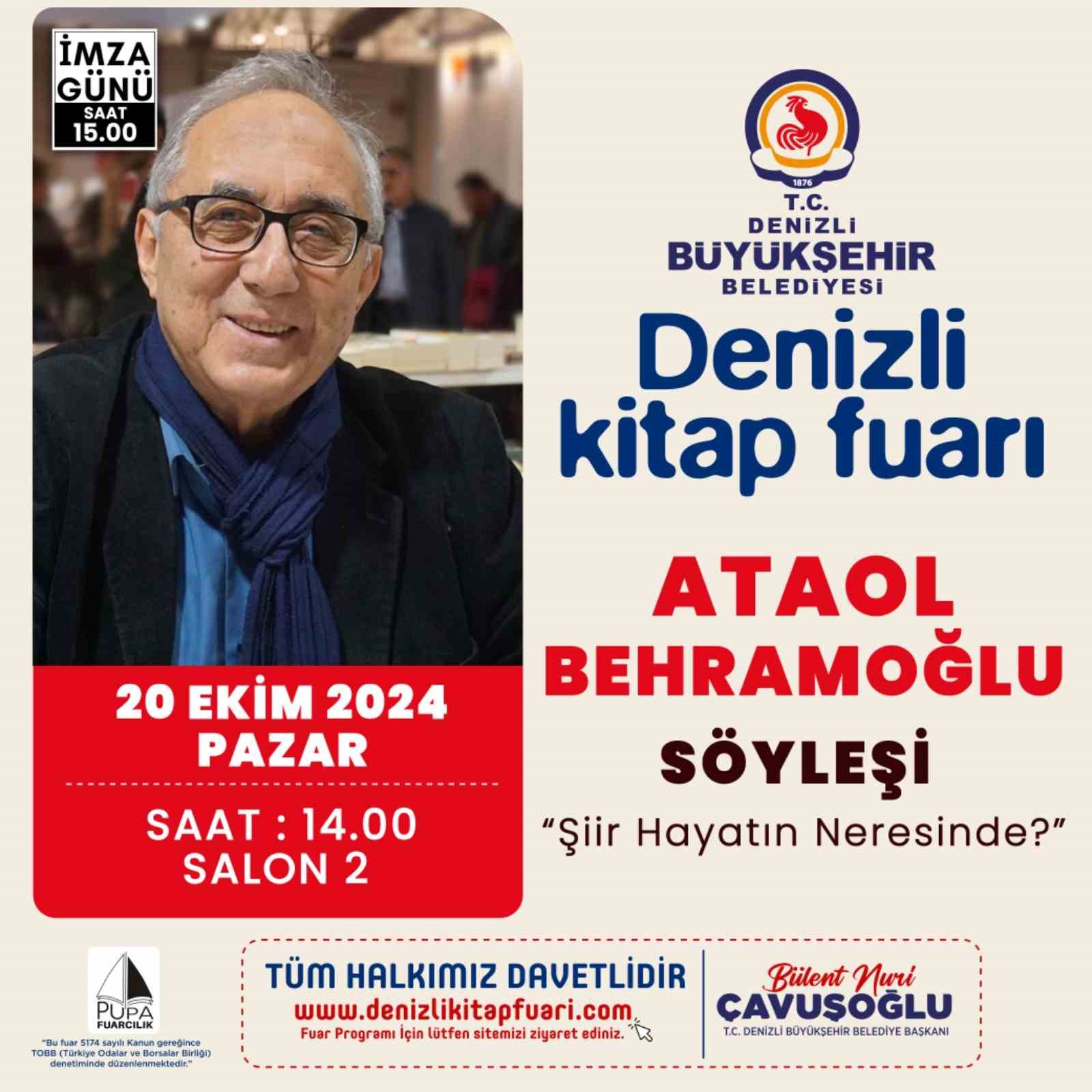 Denizli Kitap Fuarı, 18 Ekim’de kapılarını açıyor
