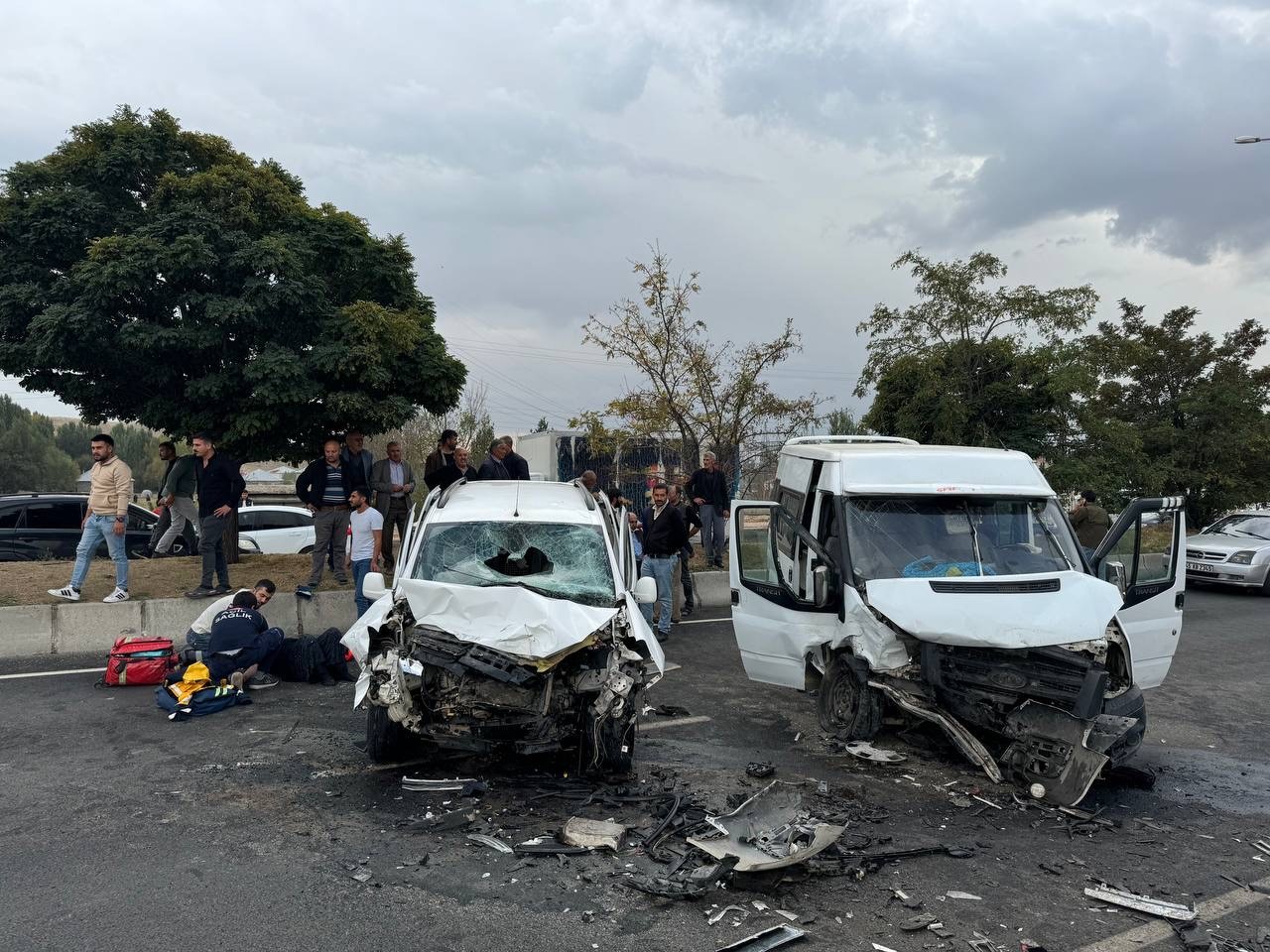 Ağrı’da trafik kazası: 10 yaralı
