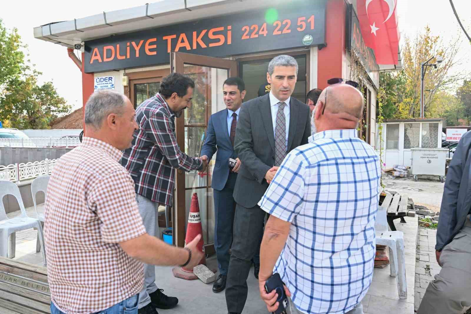 Vali Aktaş taksi esnafını ziyaret etti
