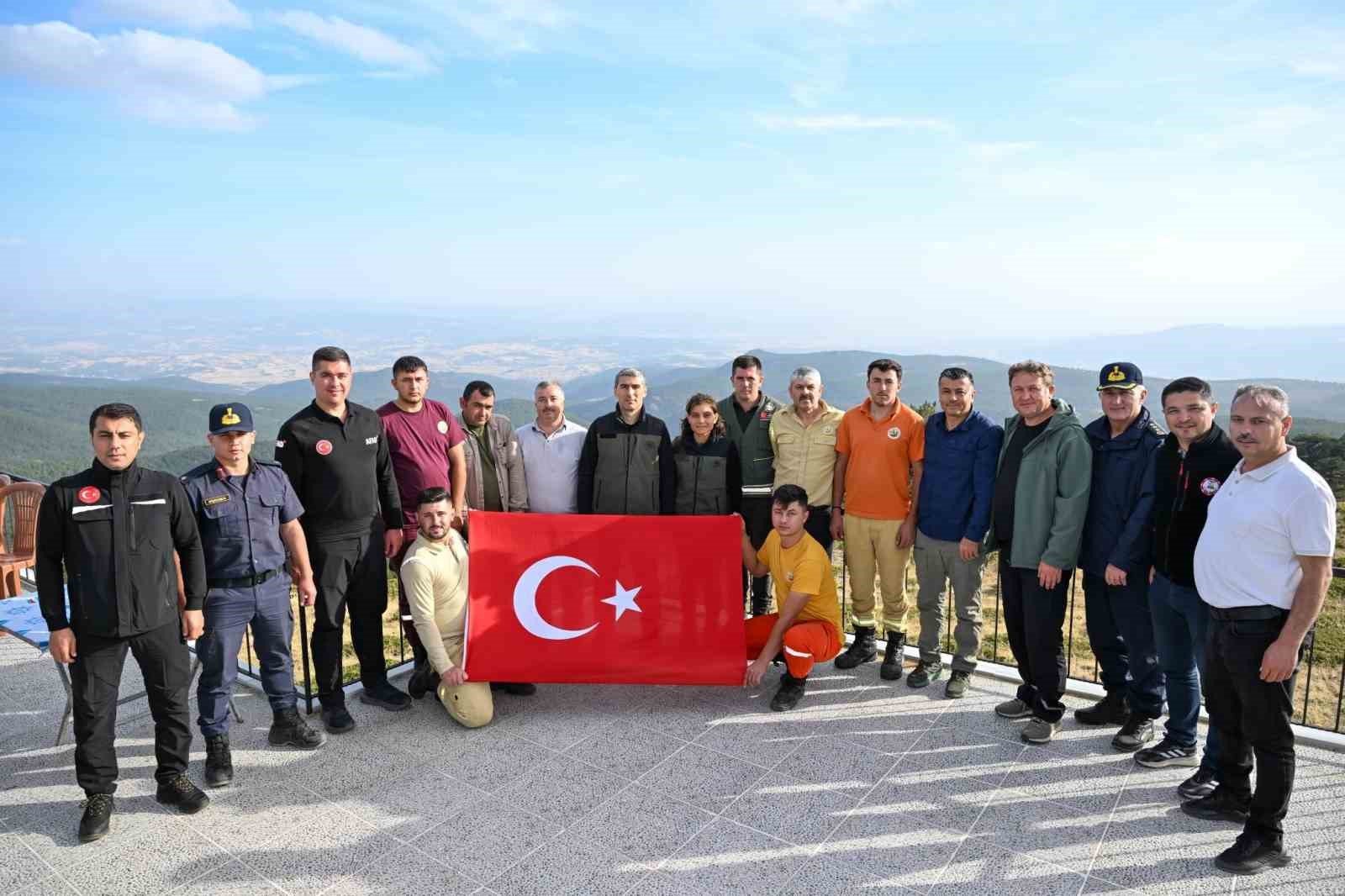 Vali Aktaş, Baklan yangın gözetleme kulesinde incelemelerde bulundu
