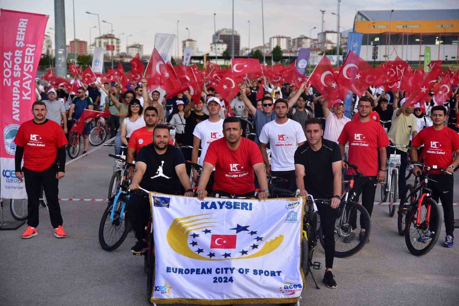 Kayseri, yılın en iyi Avrupa spor şehri seçilerek ’altın bayrak’ kazandı
