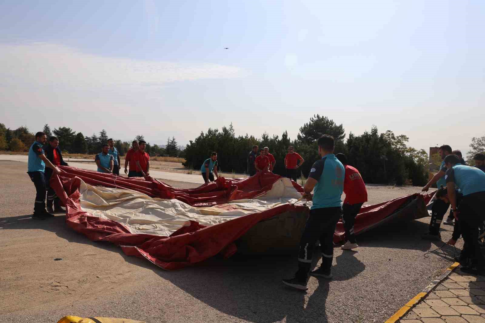 UMKE’den deprem bölgesinde ’afet hazırlık’ tatbikatı
