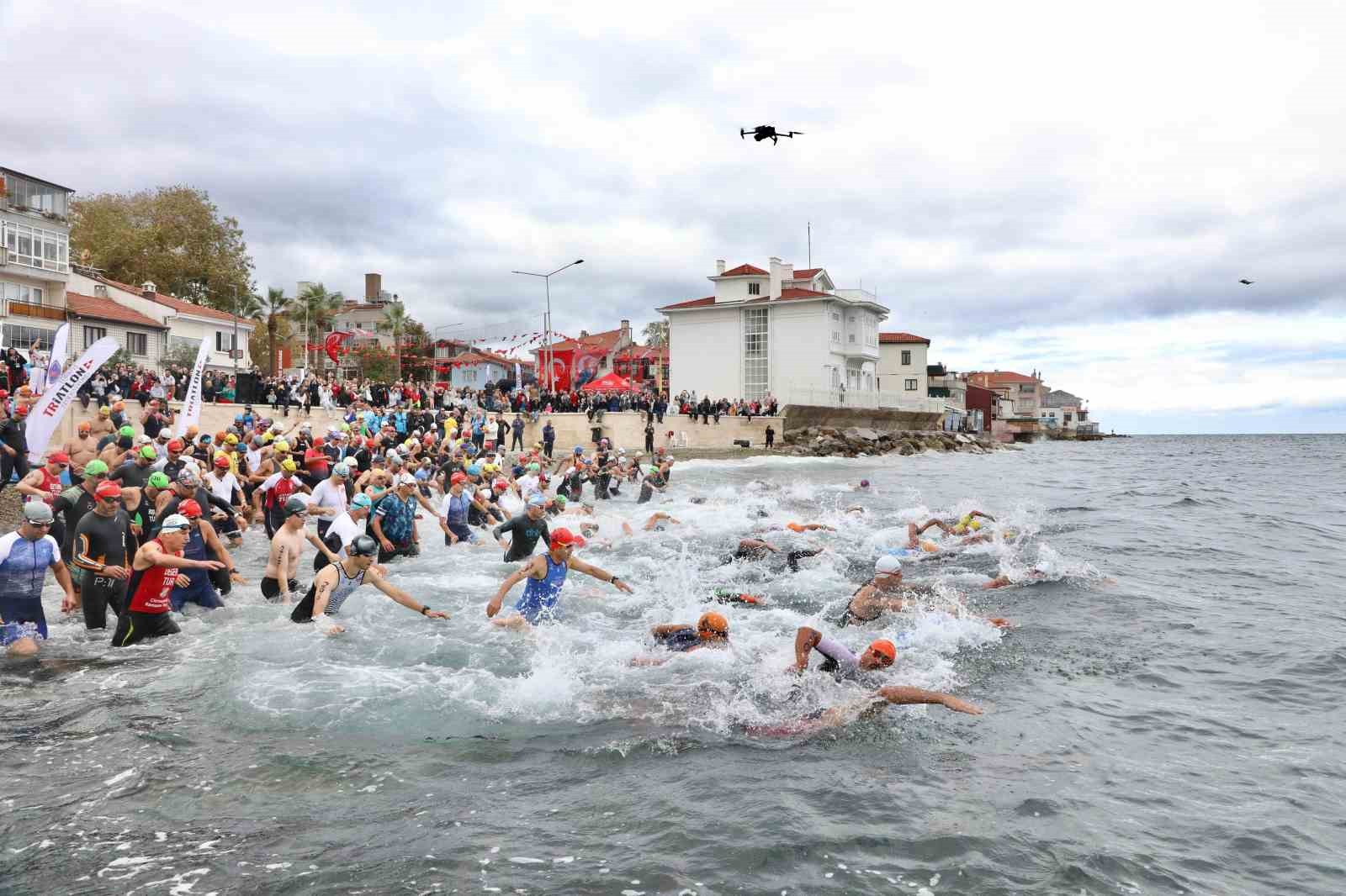 Mudanya Triatlonu’na rekor katılım
