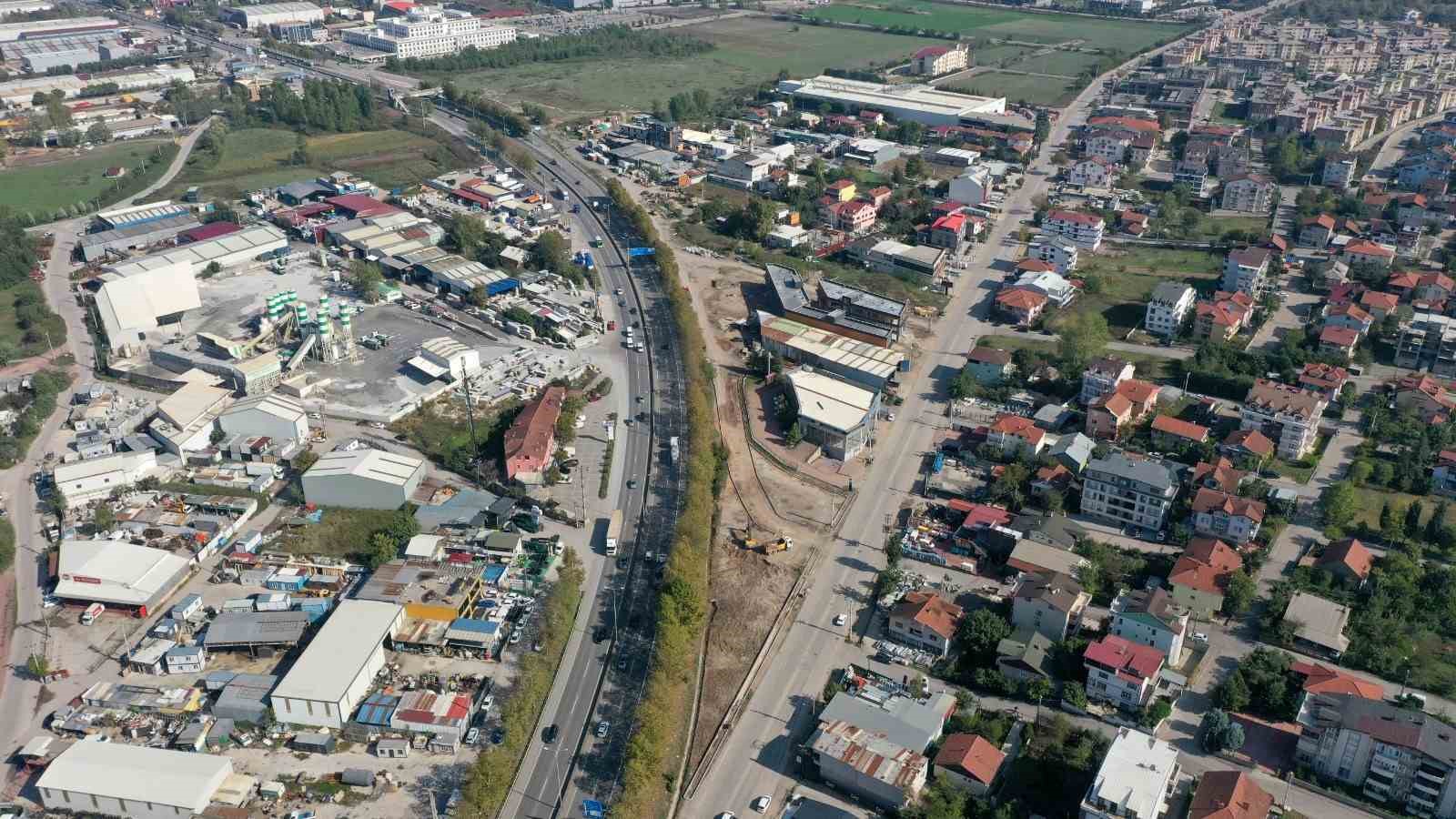 Yuvacık Sapağını rahatlatacak yol çalışması
