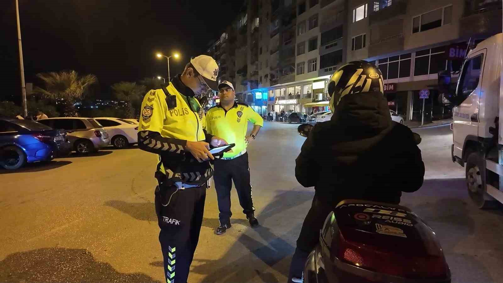 Sinop’ta abart egzoz kullanan sürücülere ceza
