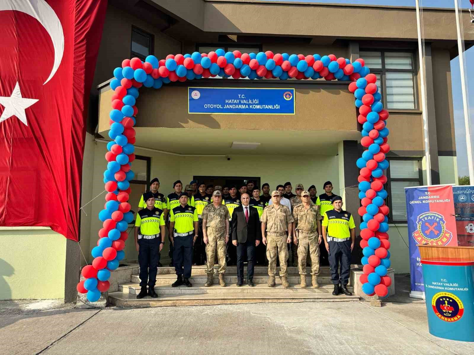 Dörtyol’da otoyol Jandarma komutanlığı açıldı
