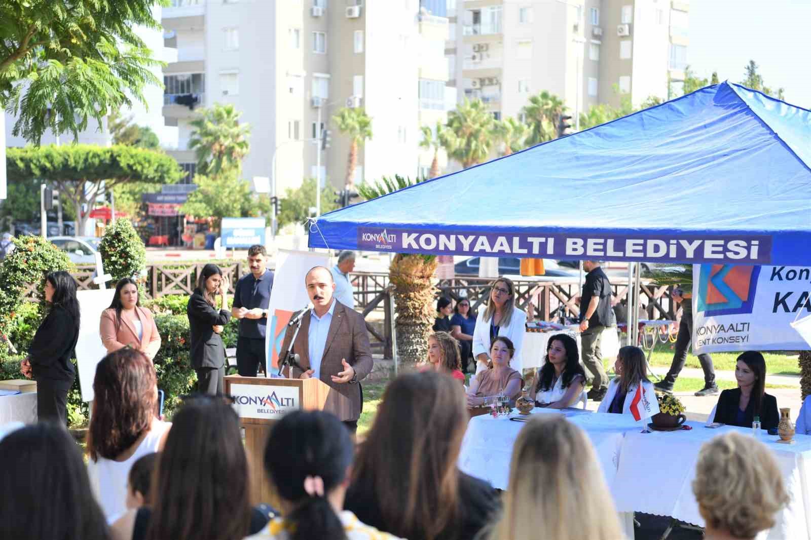 Konyaaltı Belediyesi’nden üreten kadınlara destek
