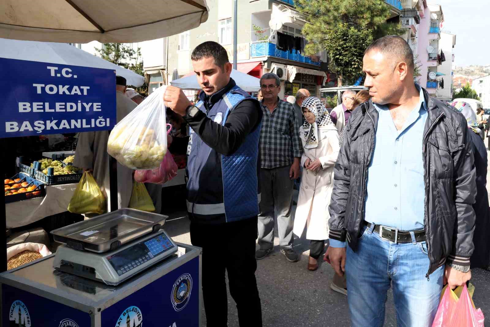 Tokat’ta pazar yerleri denetlendi
