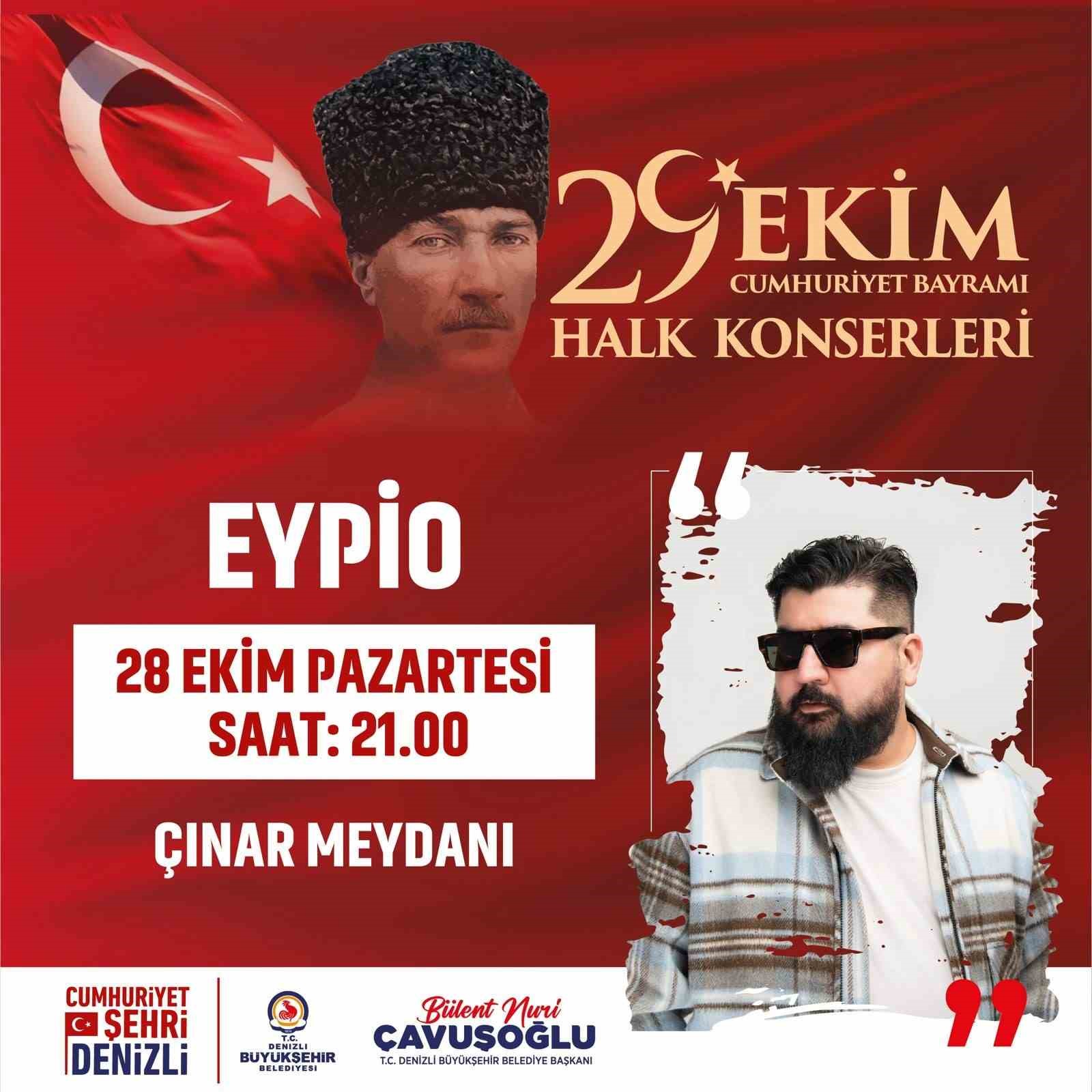 29 Ekim coşkusu Denizli’de 9 gün sürecek
