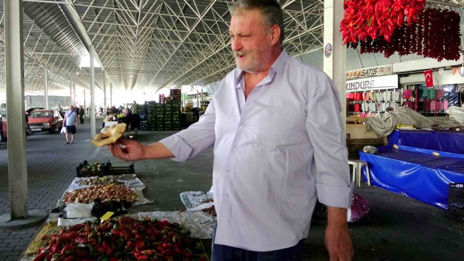 Çıntarlar pazar tezgahlarında yerini aldı
