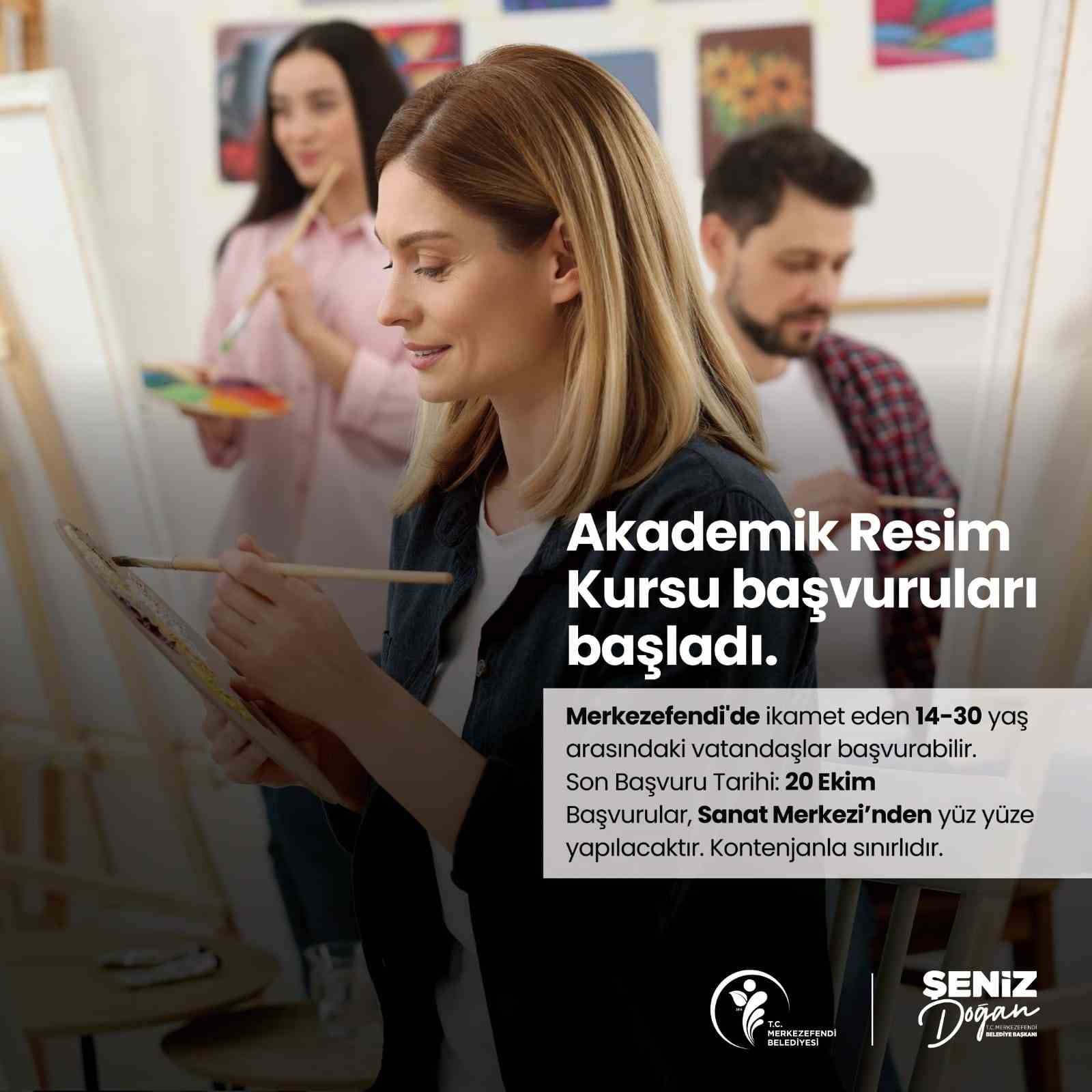 Akademik resim kursu ve enstrüman kursu kayıtları başladı
