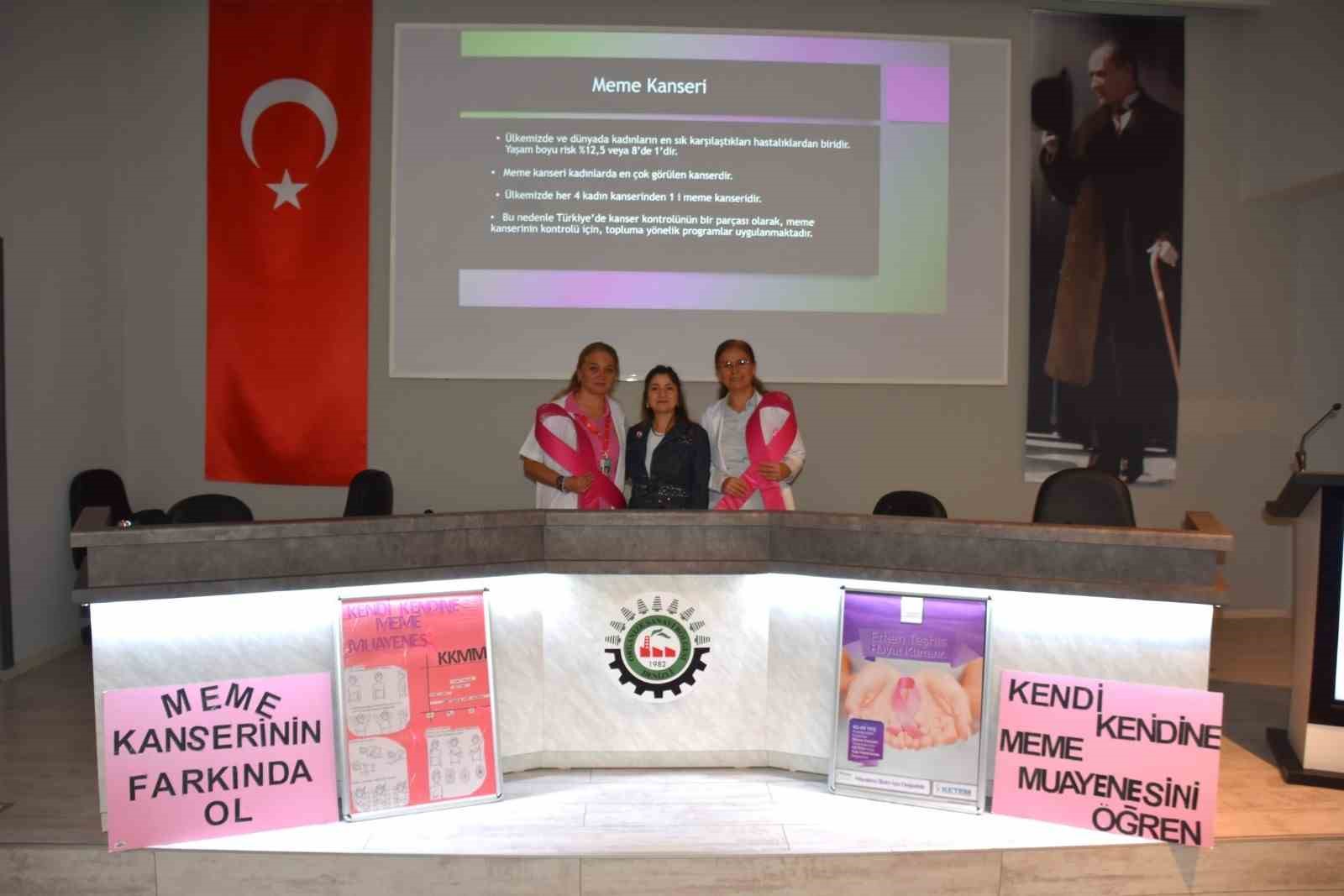 Denizli OSB’de “Meme Kanseri Farkındalık Semineri” gerçekleştirildi
