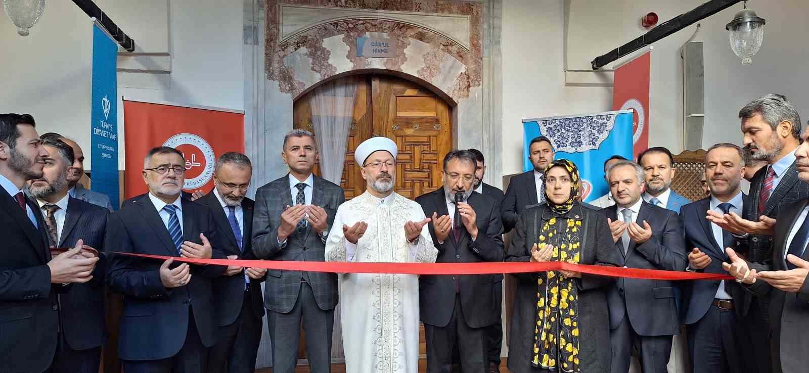 Sokullu Mehmet Paşa Medresesi Eğitim ve Kültür Merkezi hizmete açıldı
