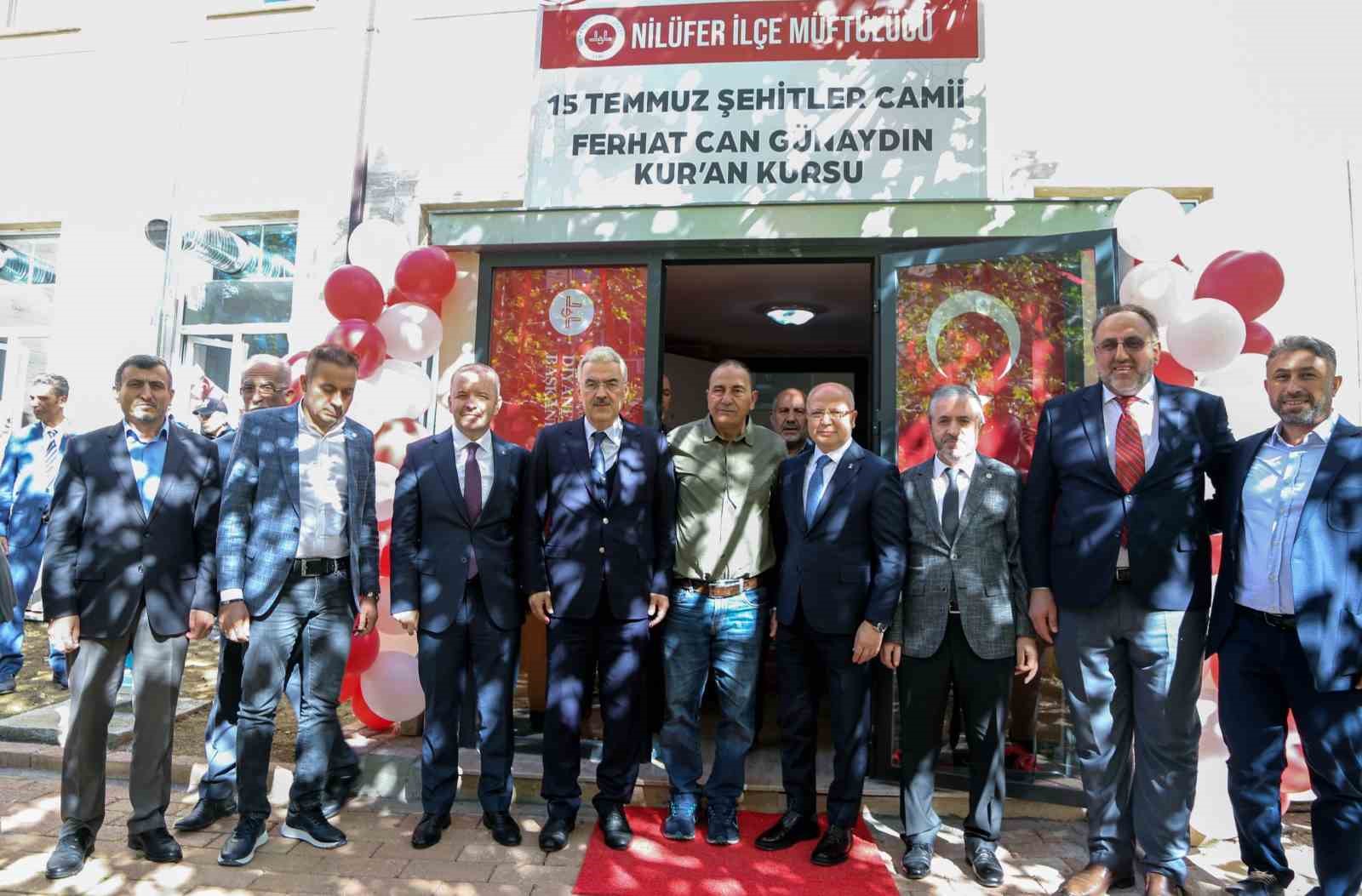 15 Temmuz Şehitler Cami Ferhat Can Günaydın Kur’an Kursu hizmete açıldı
