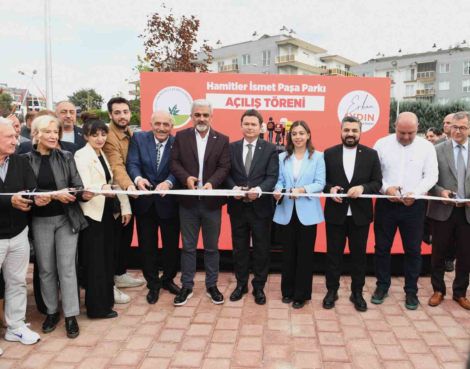 Osmangazi’de İsmet Paşa Parkı hizmete açıldı
