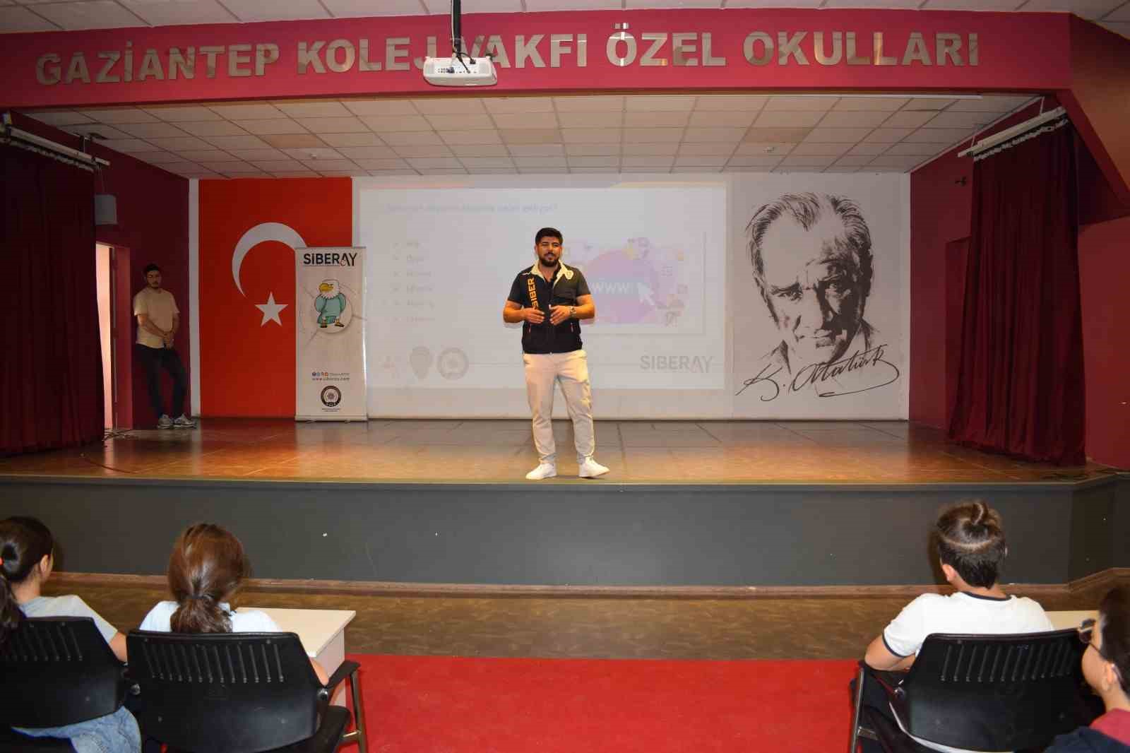 GKV’de teknoloji bağımlılığı, teknolojiyi bilinçli kullanma ve siber suçlar semineri
