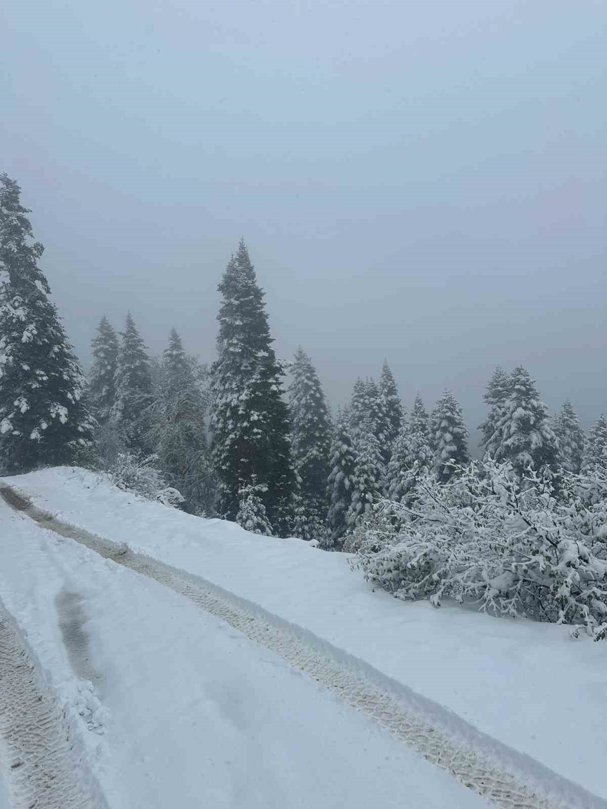 Karabük’te kar kalınlığı 20 santimetreyi aştı
