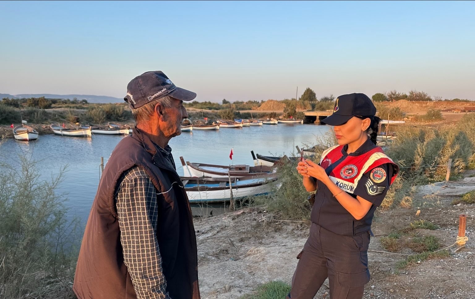 Jandarma ekipleri Bafa Gölü’nde yasadışı avcılığa geçit vermiyor
