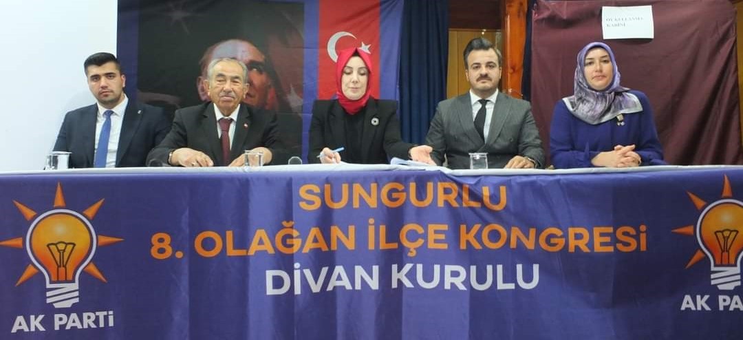 AK Parti Sungurlu İlçe Başkanı Aluç güven tazeledi
