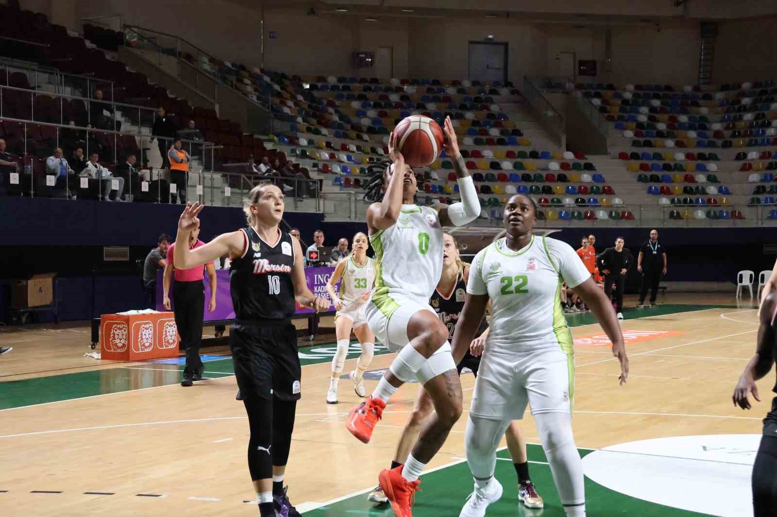 Kadınlar Basketbol Süper Ligi: Danilos Pizza: 77 - ÇBK Mersin: 97
