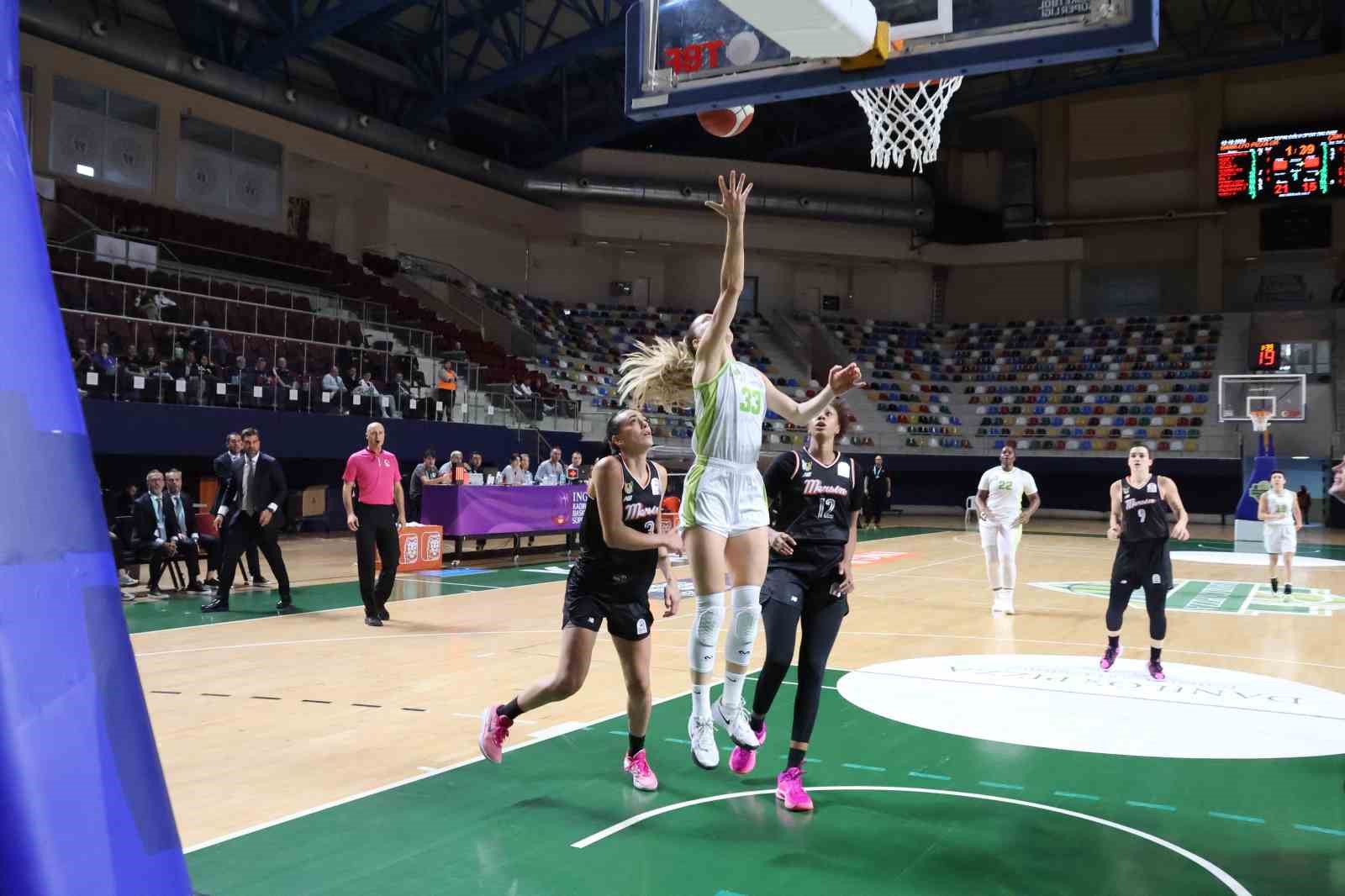 Kadınlar Basketbol Süper Ligi: Danilos Pizza: 77 - ÇBK Mersin: 97
