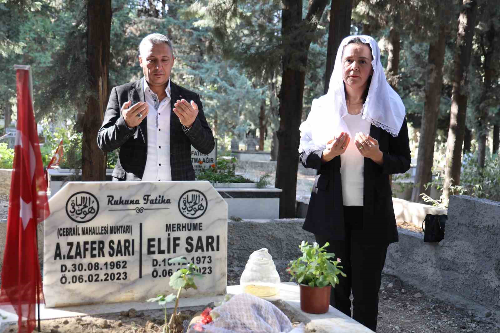 Asrın felaketinde vefat eden muhtar, unutulmadı
