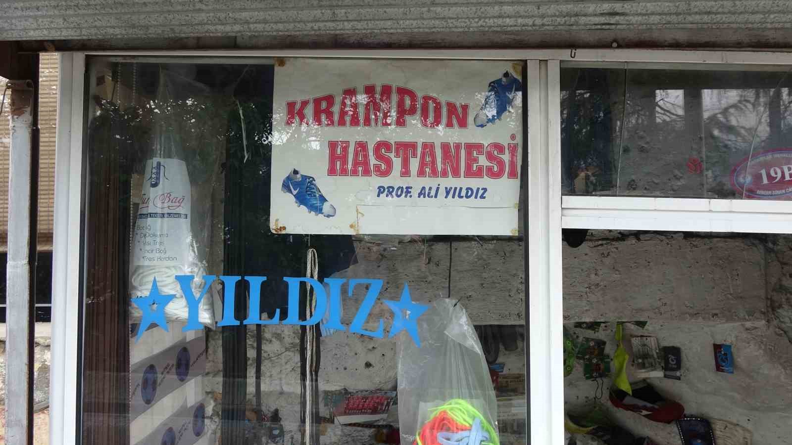 ’Krampon Hastanesi’nde yarım asırdır krampon tamiri yapıyor
