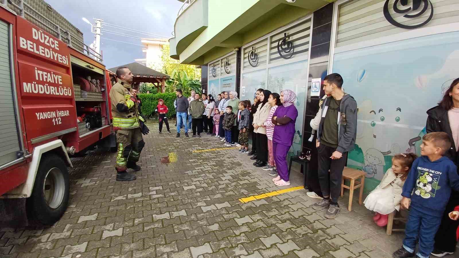 İtfaiyeden en özel tatbikat
