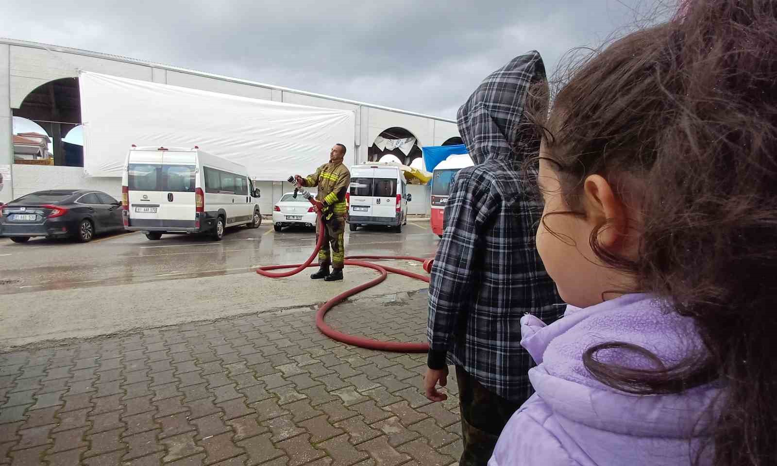 İtfaiyeden en özel tatbikat
