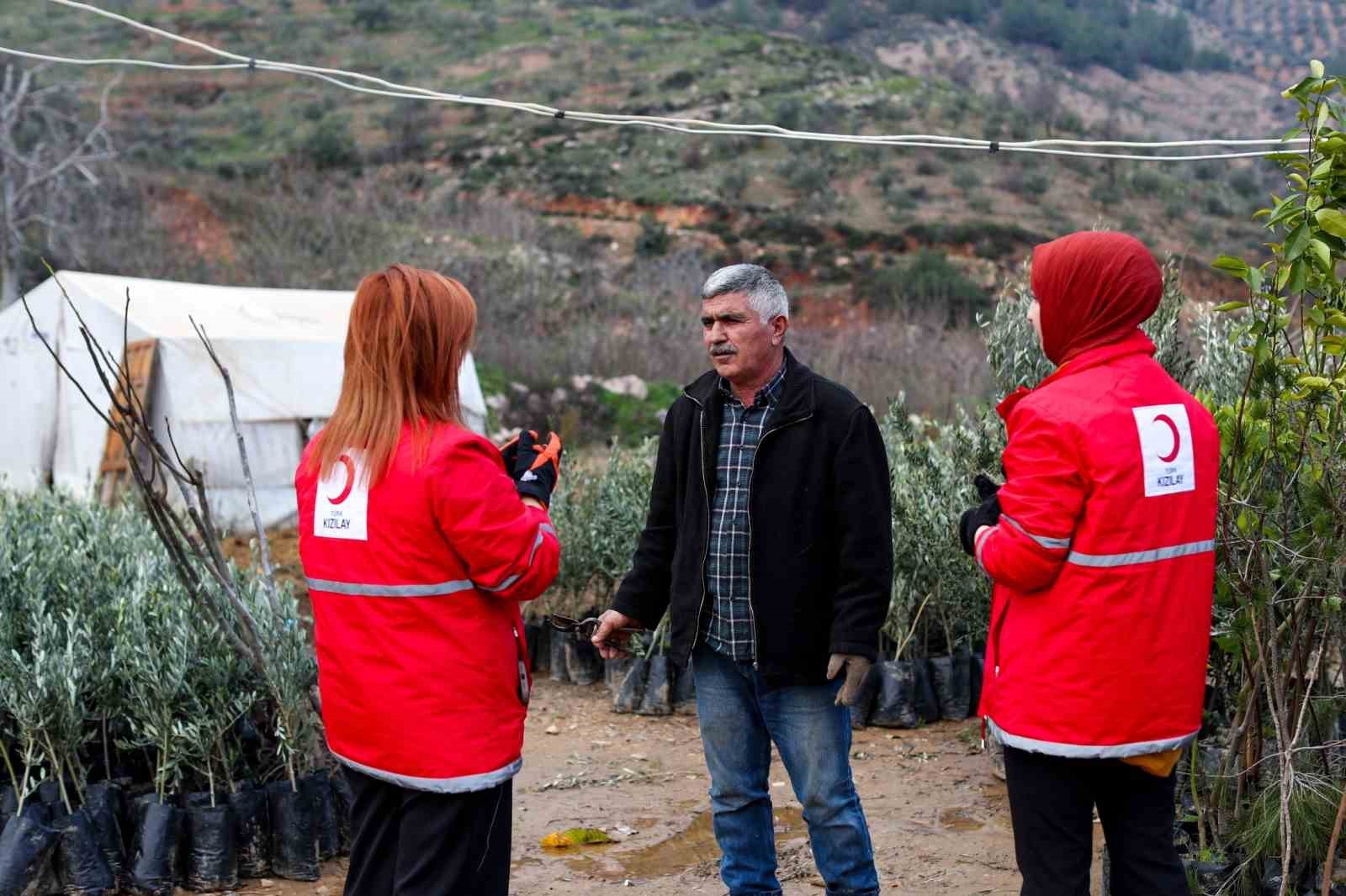 Türk Kızılay’dan depremden etkilenen 2 bin 797 çiftçiye 70,8 milyon destek
