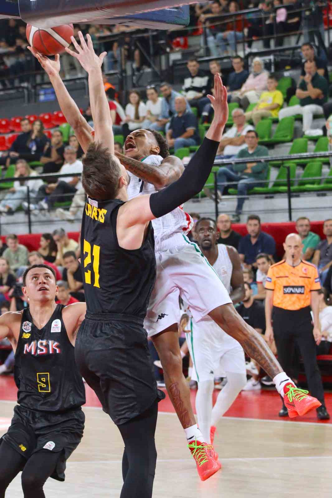 Türkiye Basketbol Süper Ligi: Karşıyaka: 107 - Mersinspor: 81
