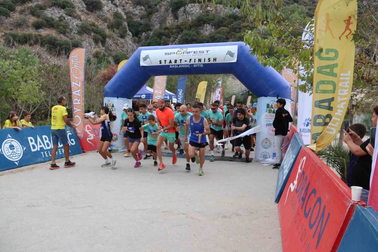 Fethiye’de Babadağ Ultra Maratonu sona erdi
