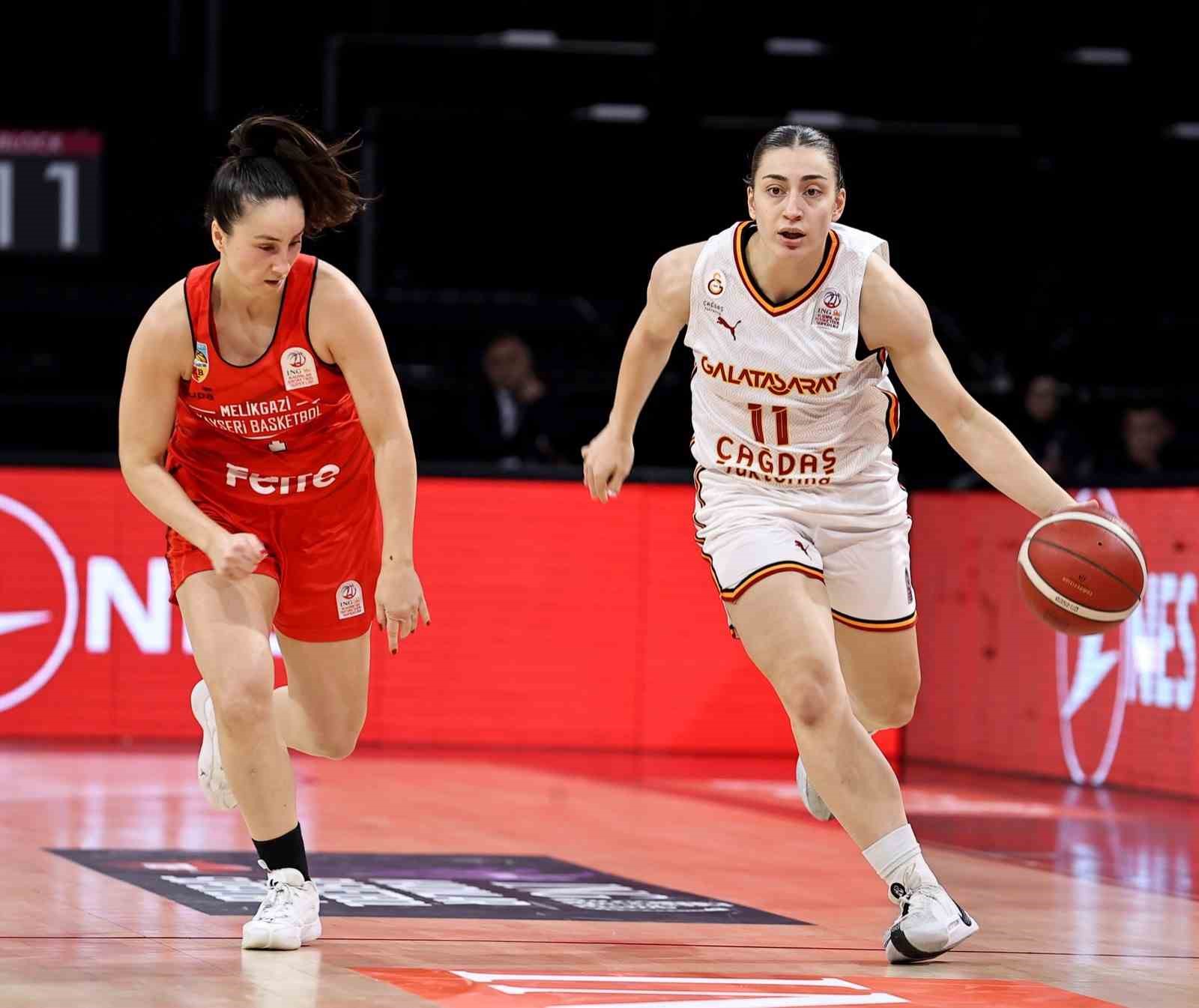 TKBL: Galatasaray: 81 - Melikgazi Kayseri Basketbol: 58
