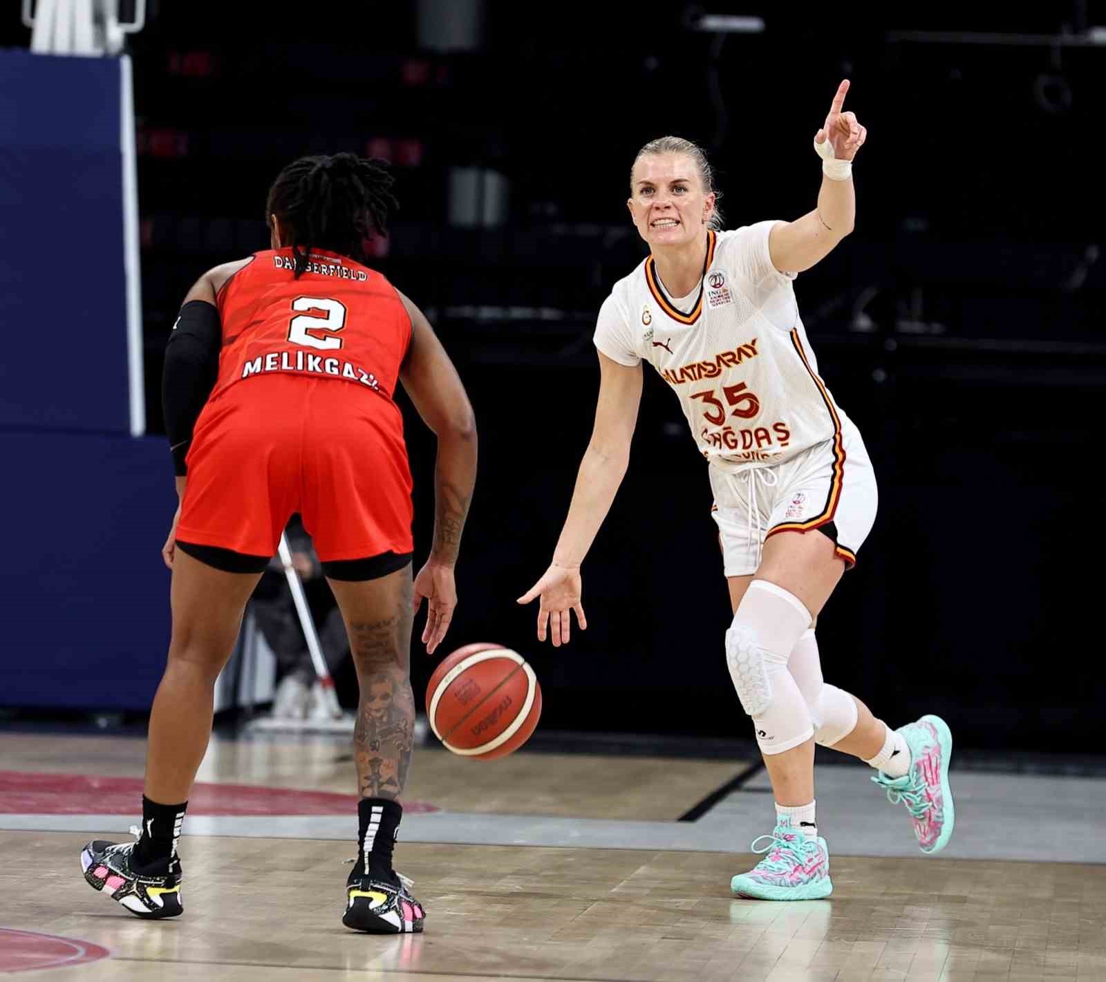 TKBL: Galatasaray: 81 - Melikgazi Kayseri Basketbol: 58
