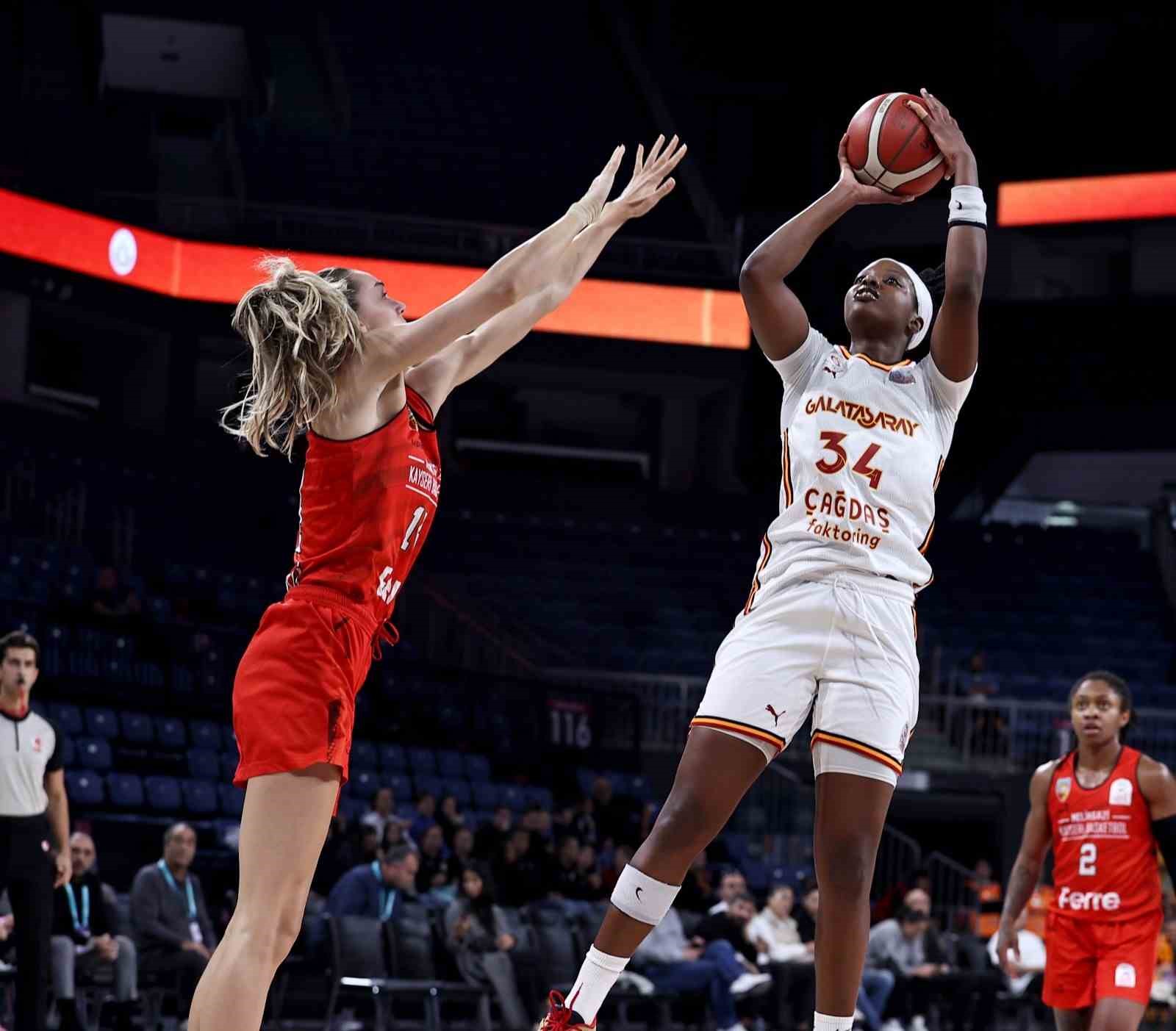 TKBL: Galatasaray: 81 - Melikgazi Kayseri Basketbol: 58
