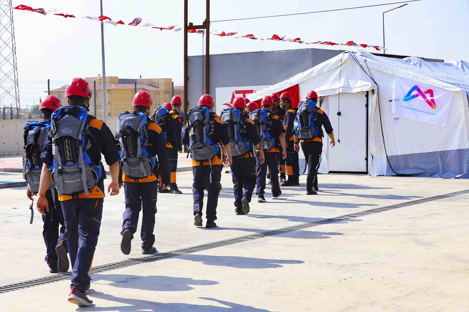 Mersin Büyükşehir Belediyesi’nden deprem tatbikatı
