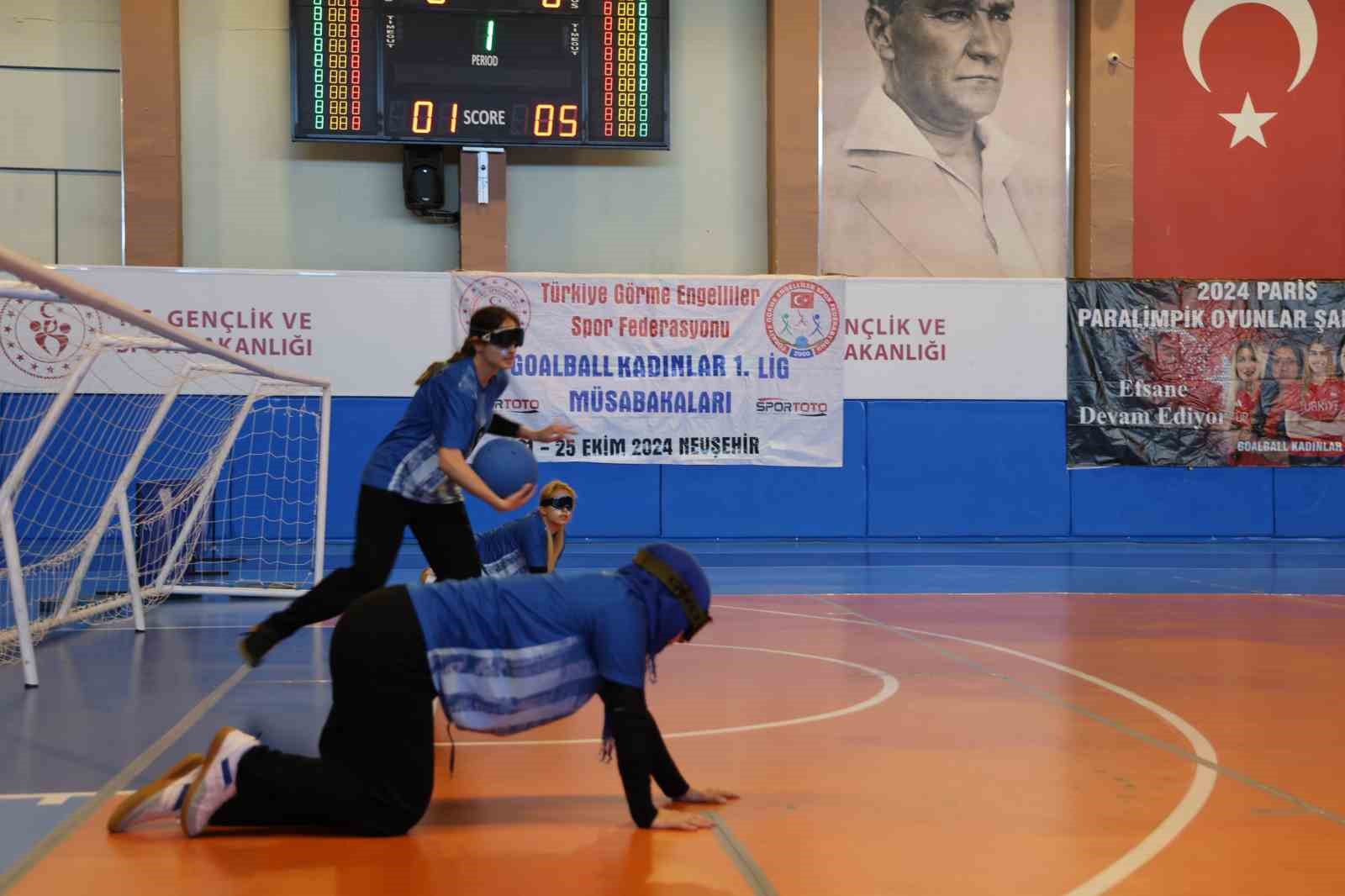 Goalball Kadınlar 1. Lig 2. Devre Müsabakaları Nevşehir’de başladı.
