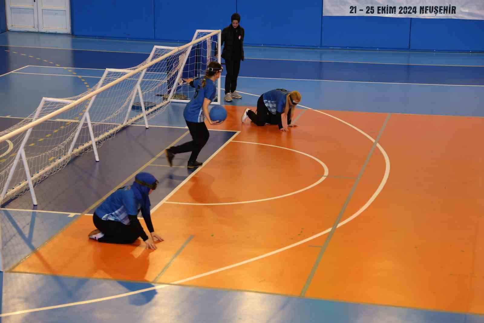 Goalball Kadınlar 1. Lig 2. Devre Müsabakaları Nevşehir’de başladı.
