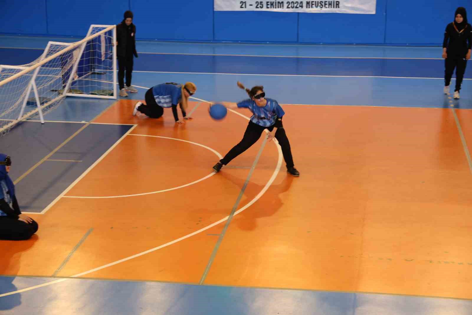 Goalball Kadınlar 1. Lig 2. Devre Müsabakaları Nevşehir’de başladı.
