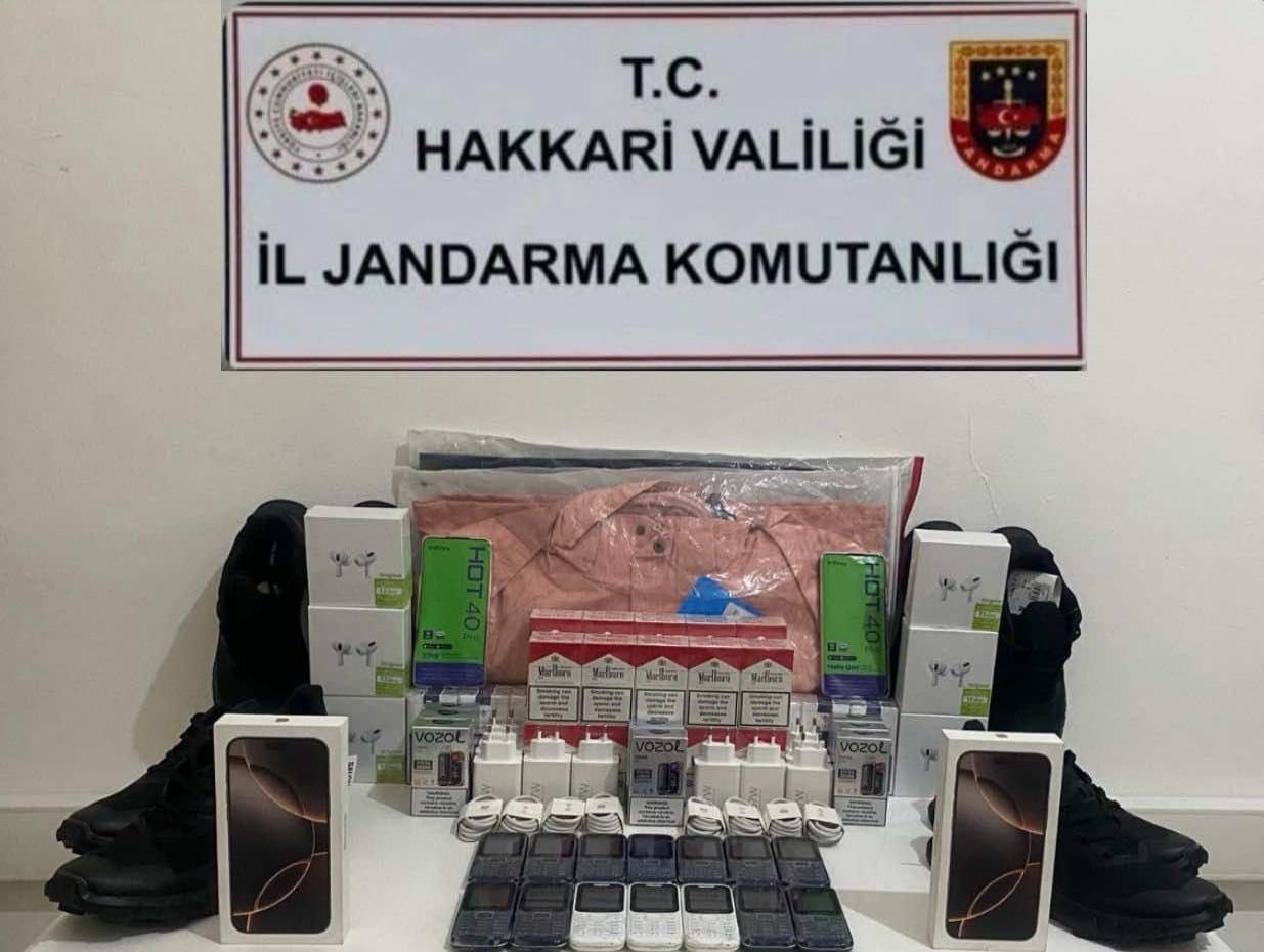 Hakkari gümrük kaçakçılığı operasyonu
