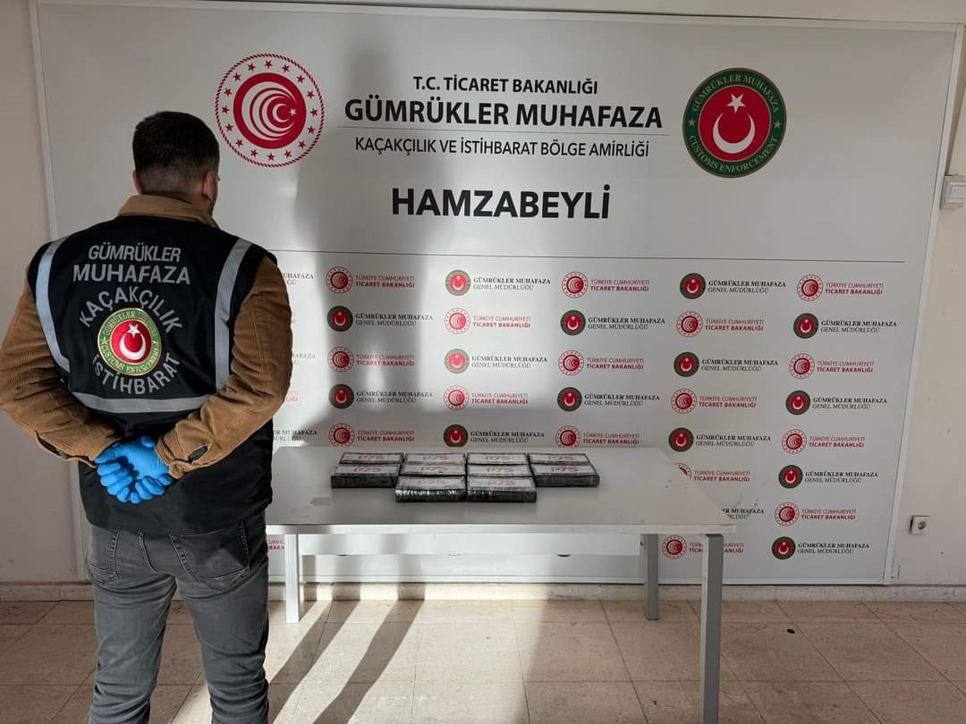 Hamzabeyli sınır kapısında esrar ve kokain yakalandı
