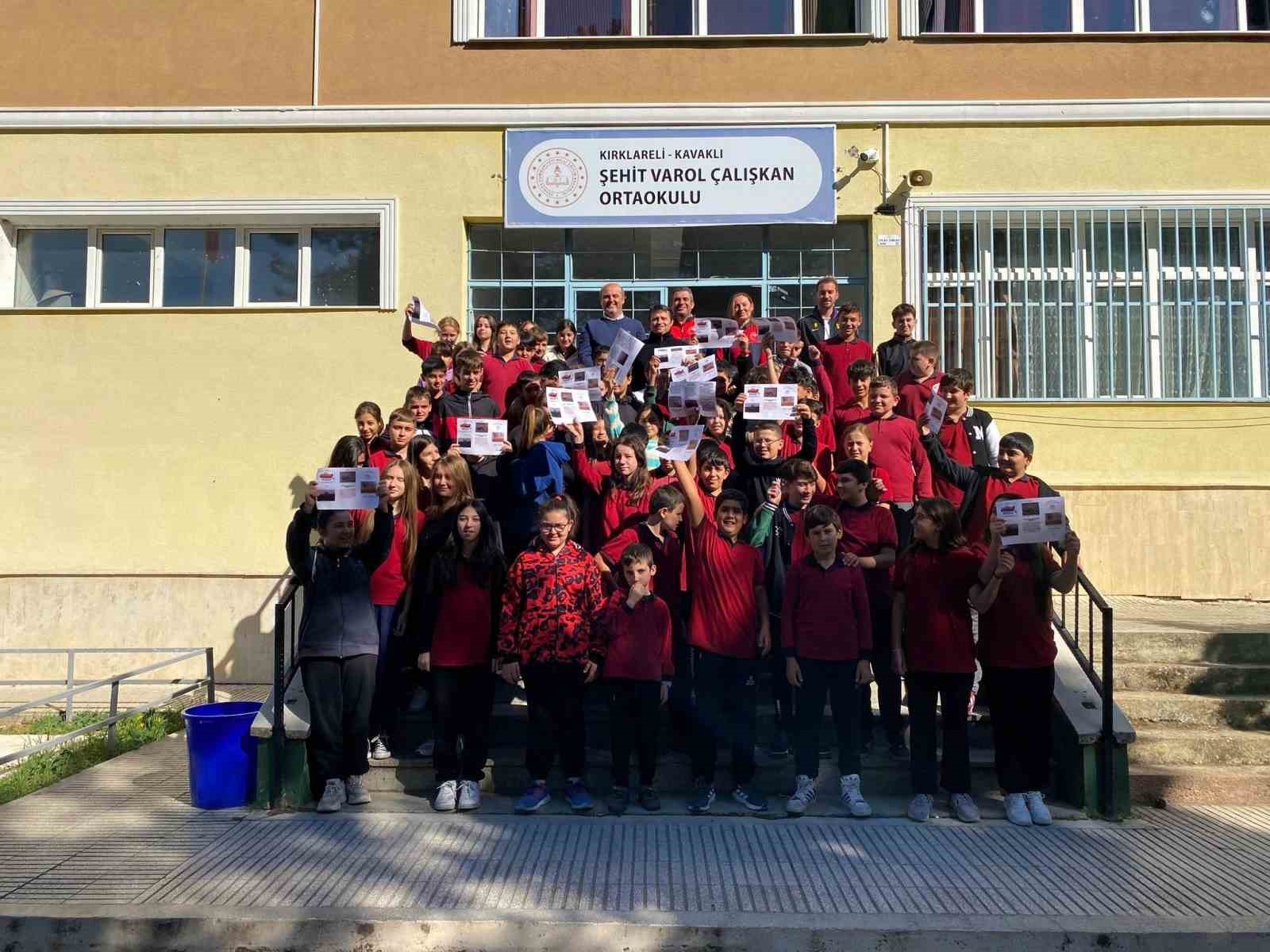 Kırklareli’nde öğrencilere anız yakmanın zararları hakkında bilgi verildi
